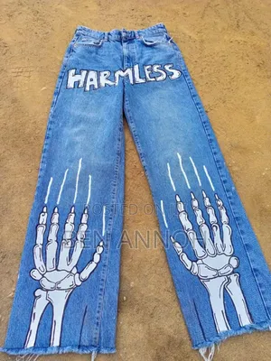 Acrylic on Jeans