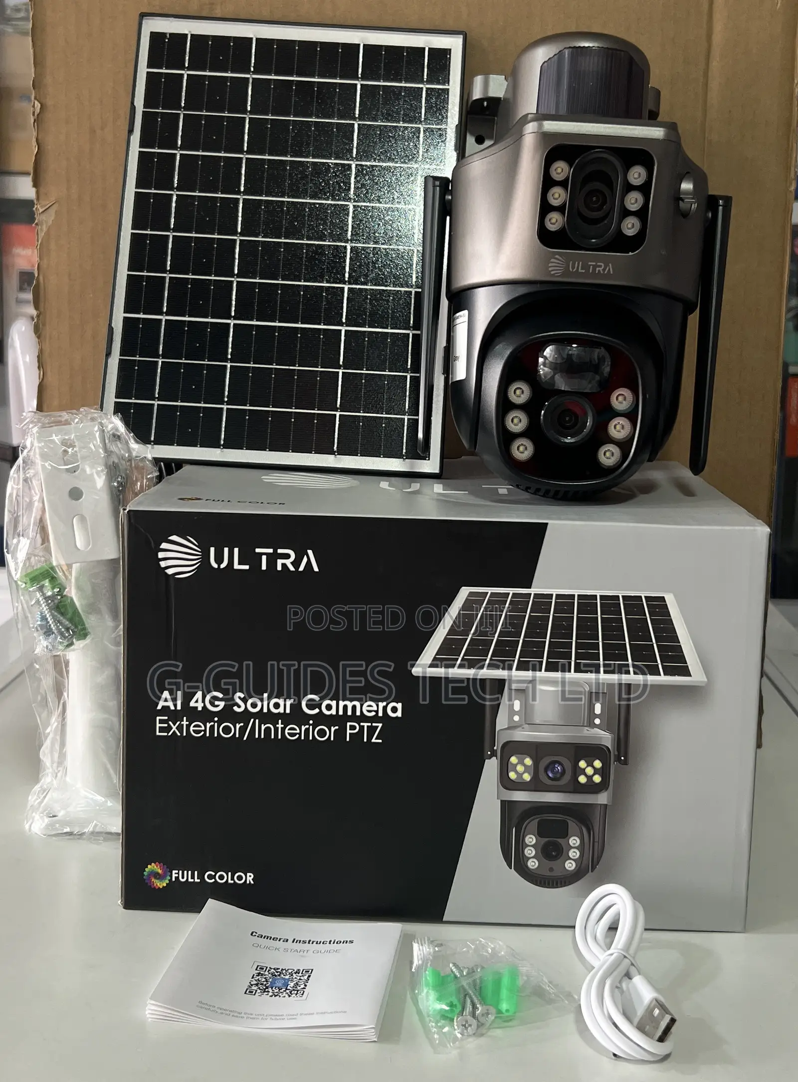Ultra Ai 4g Solar PTZ Camera Dual-Lens Full Color 6mp