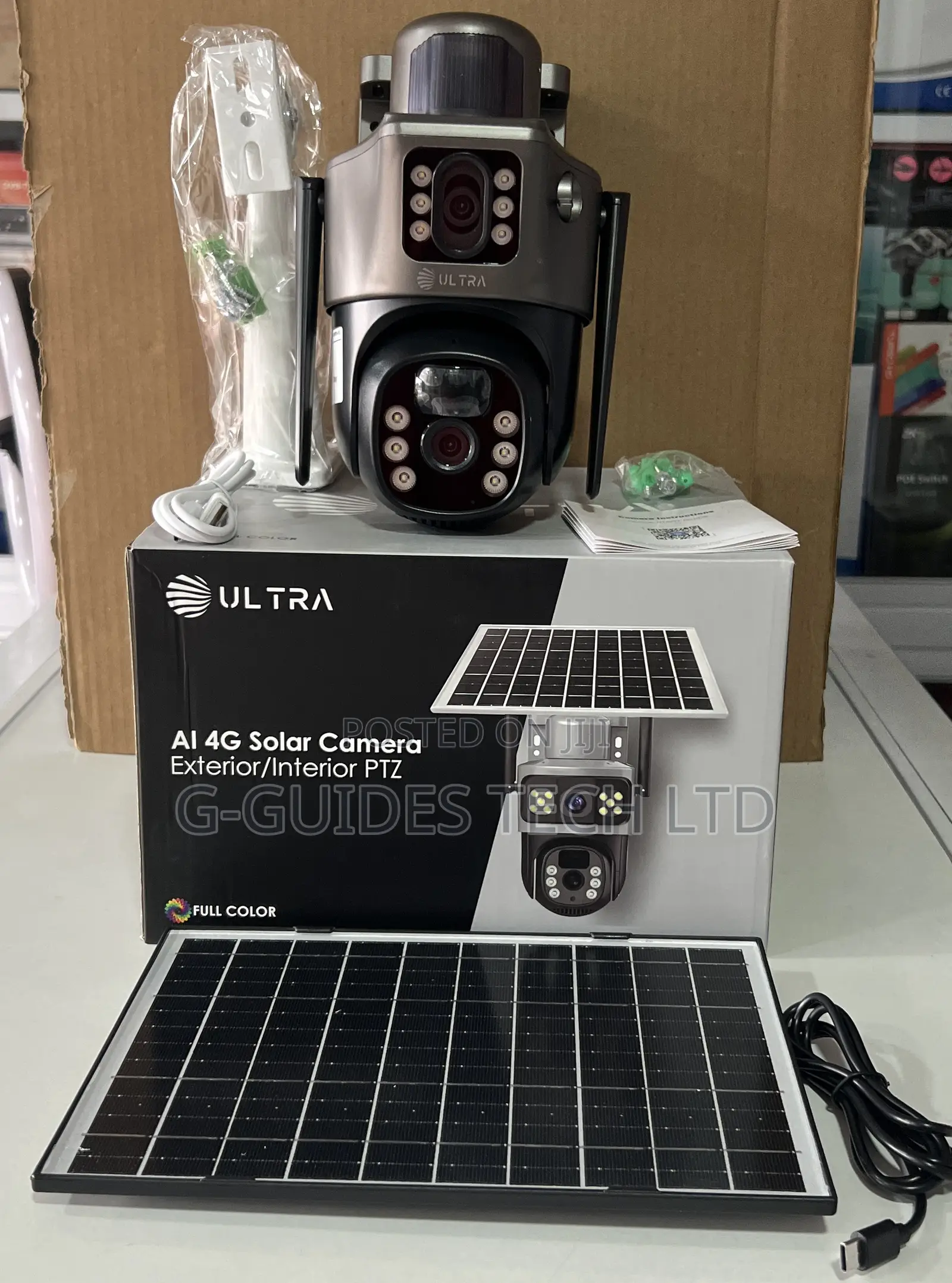 Ultra Ai 4g Solar PTZ Camera Dual-Lens Full Color 6mp