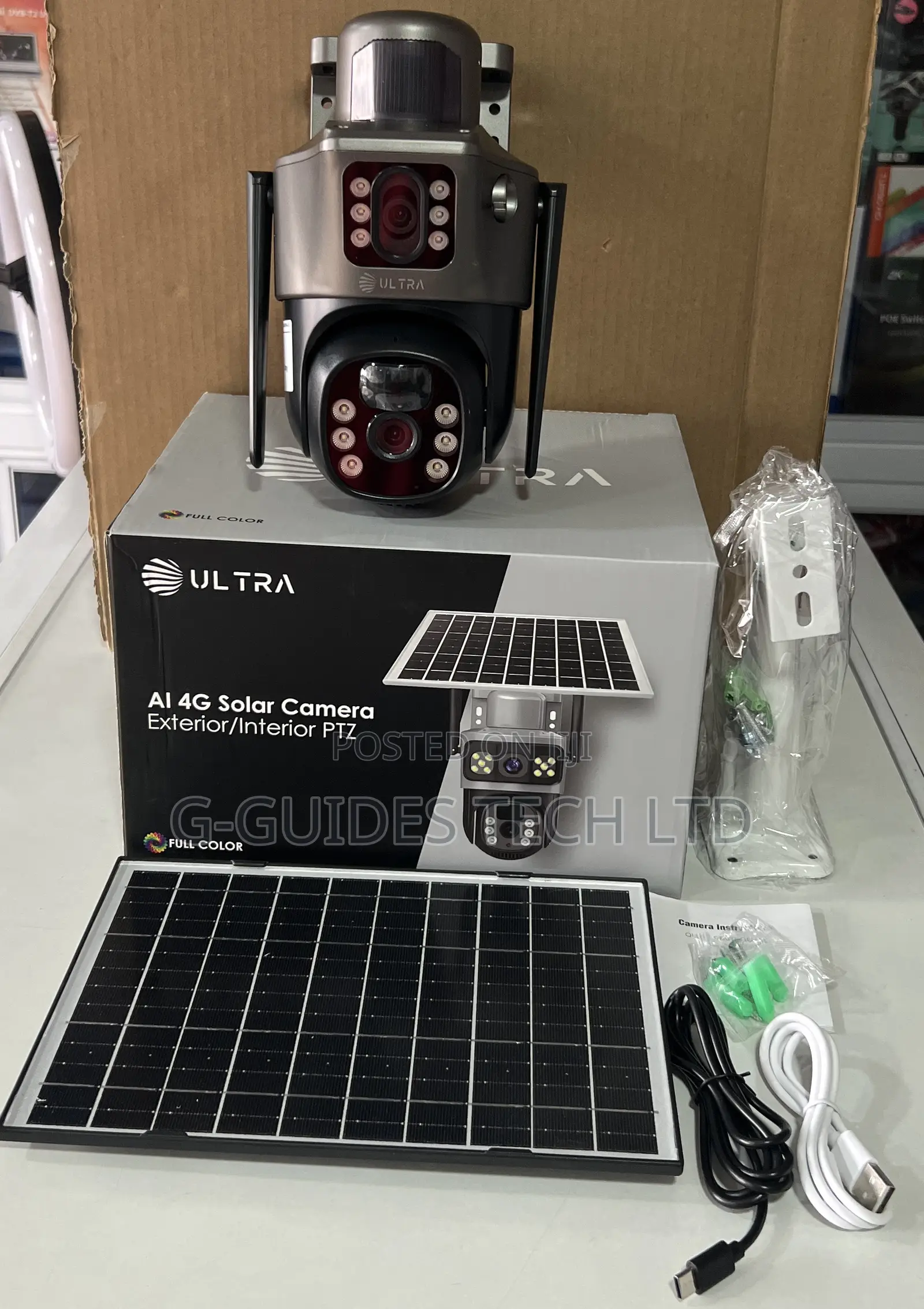 Ultra Ai 4g Solar PTZ Camera Dual-Lens Full Color 6mp