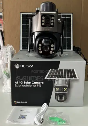 Ultra Ai 4g Solar PTZ Camera Dual-Lens Full Color 6mp
