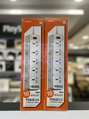 Ldnio Sc10610 Power Socket Pd 20w Fast Charging Smart Power Strips 10