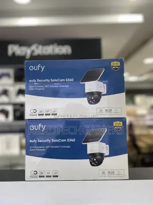 Eufy Security Solocam S340, Solar Security Cameras Wireless Outdoor,