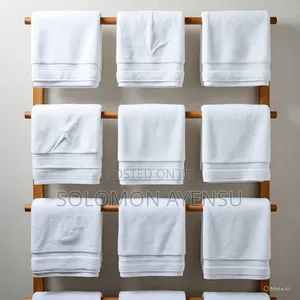 Quality Classic White Cotton Bath Towels Available