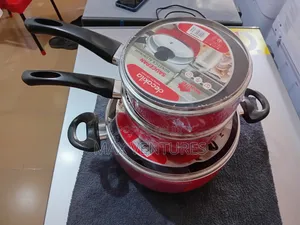 3 Set Saucepans Aluminium Cookware