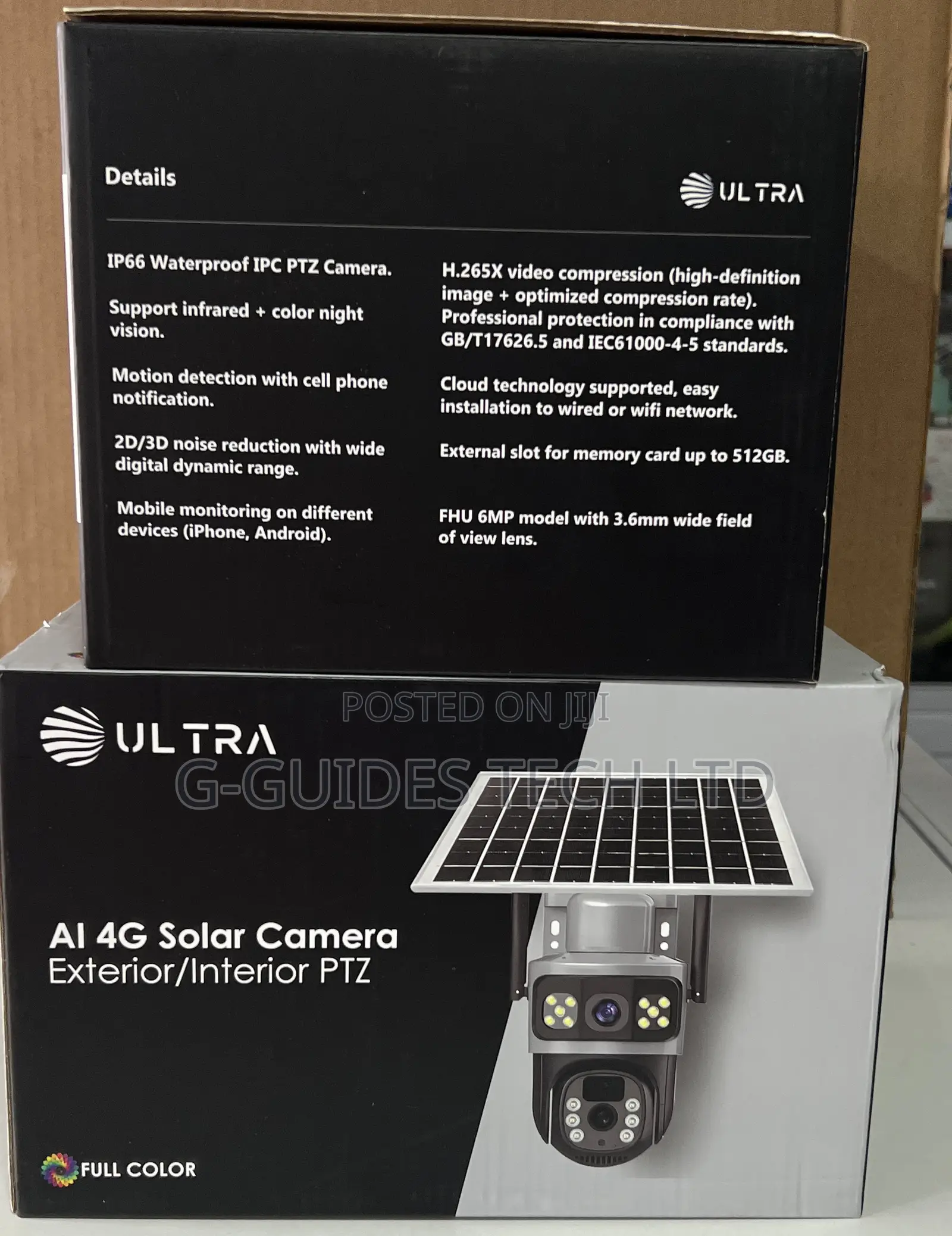 Ultra Ai Dual-Lens Wifi Solar Camera 6mp, Ultra Wi-Fi Solar PTZ Camera