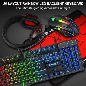 T-Wolf 4 in 1 Gaming Combo