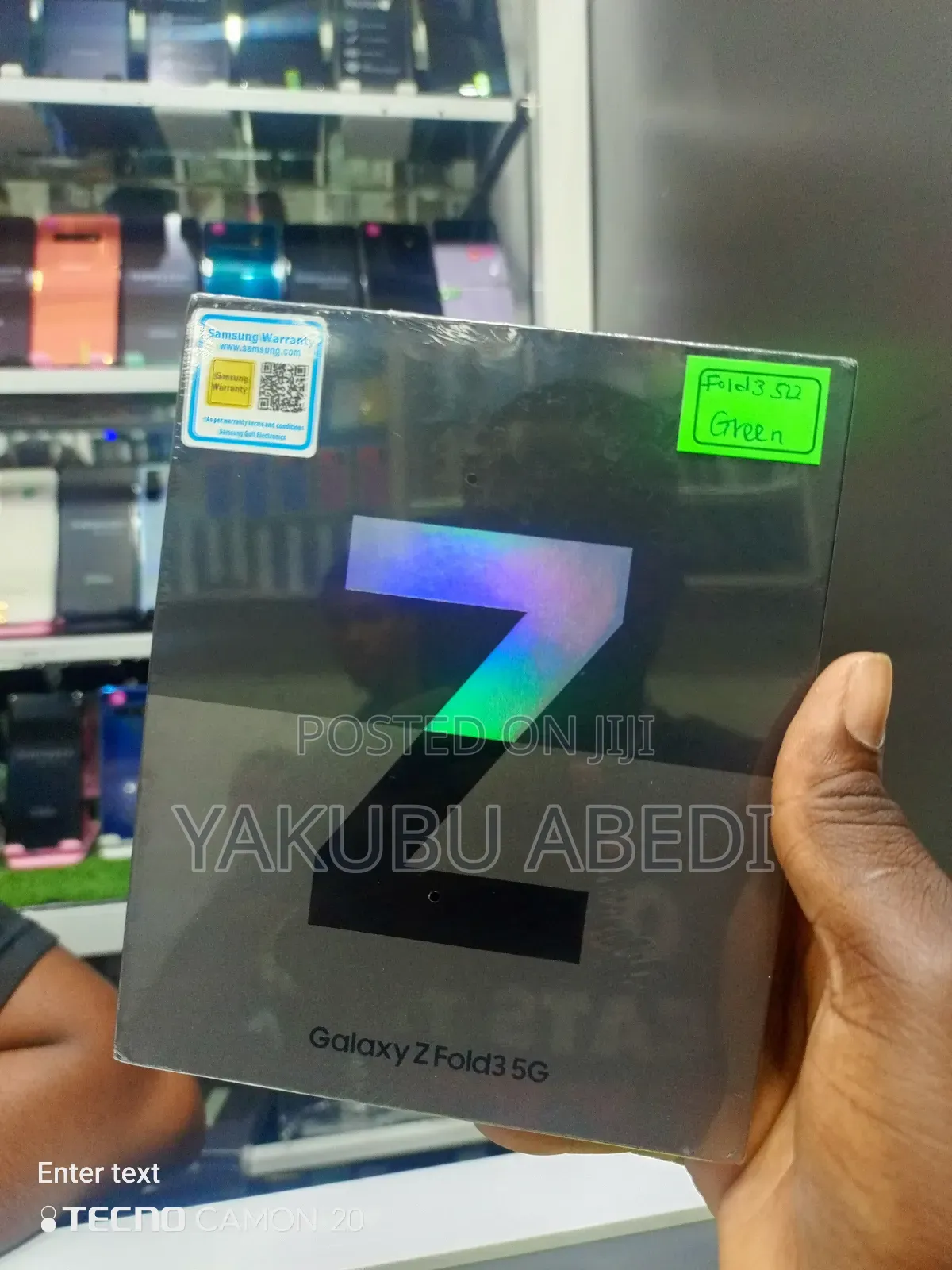 New Samsung Galaxy Z Fold 3 512 GB Green