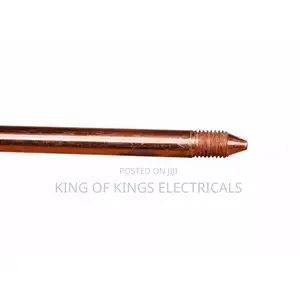 Copper Bonded Earth Rod With Accessories –6 Feet Heavy Duty Grounding