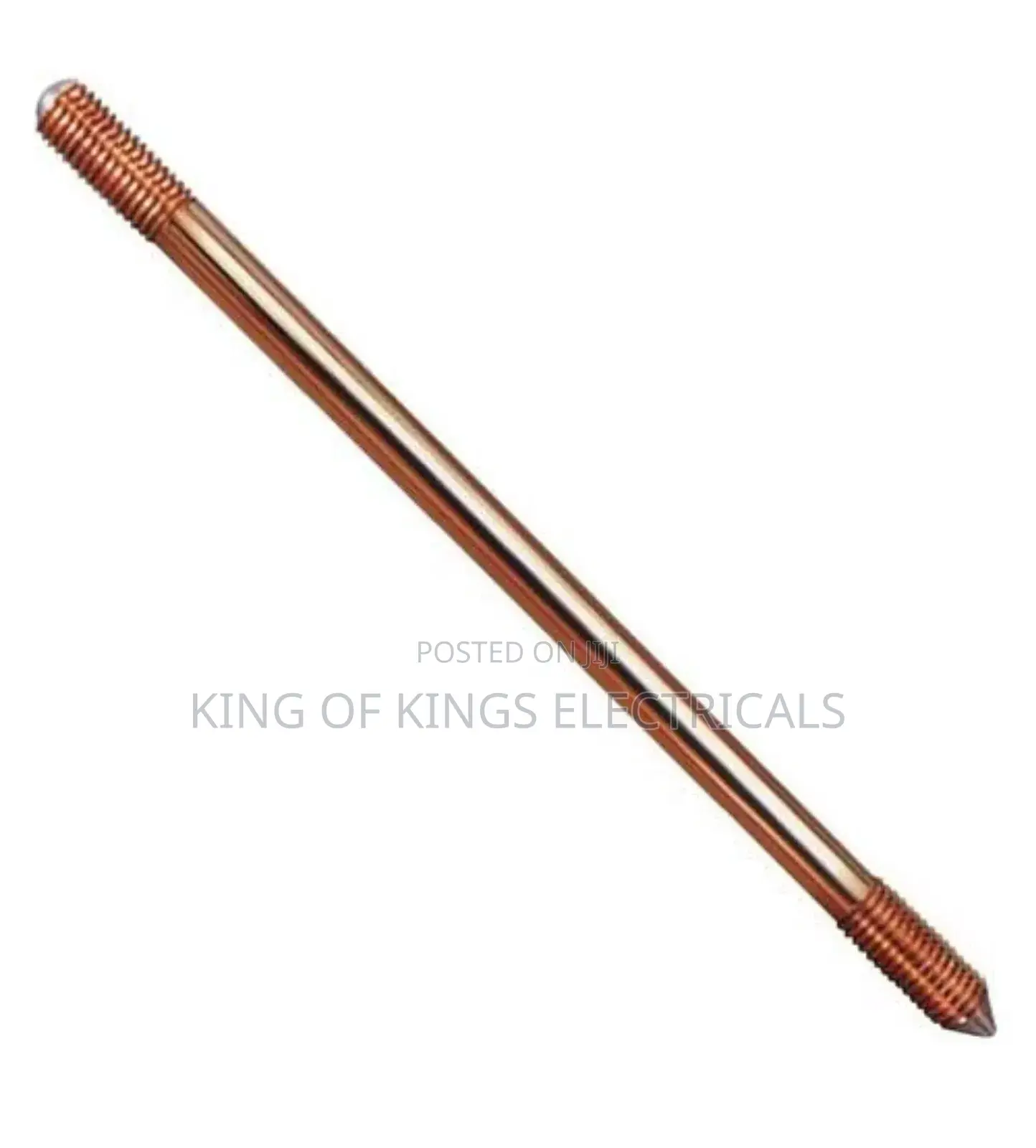 Copper Bonded Earth Rod With Accessories –6 Feet Heavy Duty Grounding