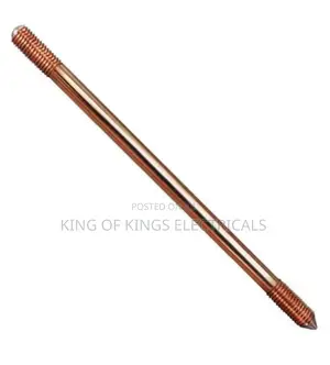 Copper Bonded Earth Rod With Accessories –6 Feet Heavy Duty Grounding