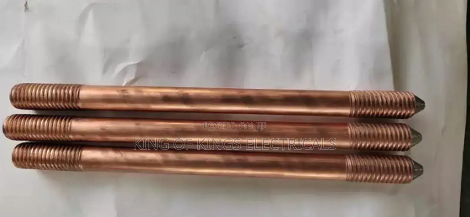 Copper Bonded Earth Rod With Accessories –6 Feet Heavy Duty Grounding
