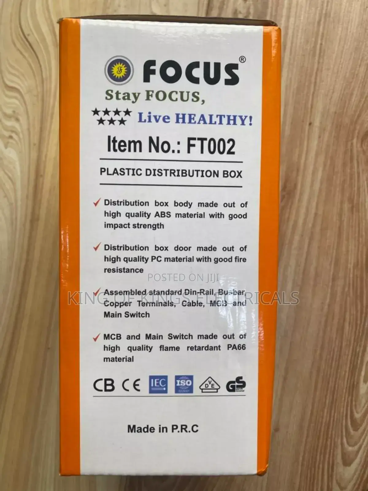 Focus Plastic Distribution Box – 2 Way (Ft002)