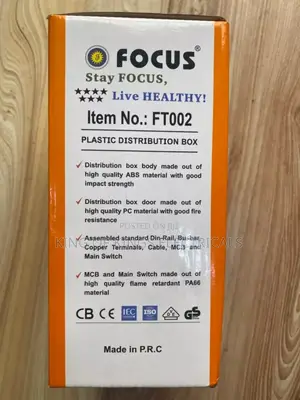Focus Plastic Distribution Box – 2 Way (Ft002)