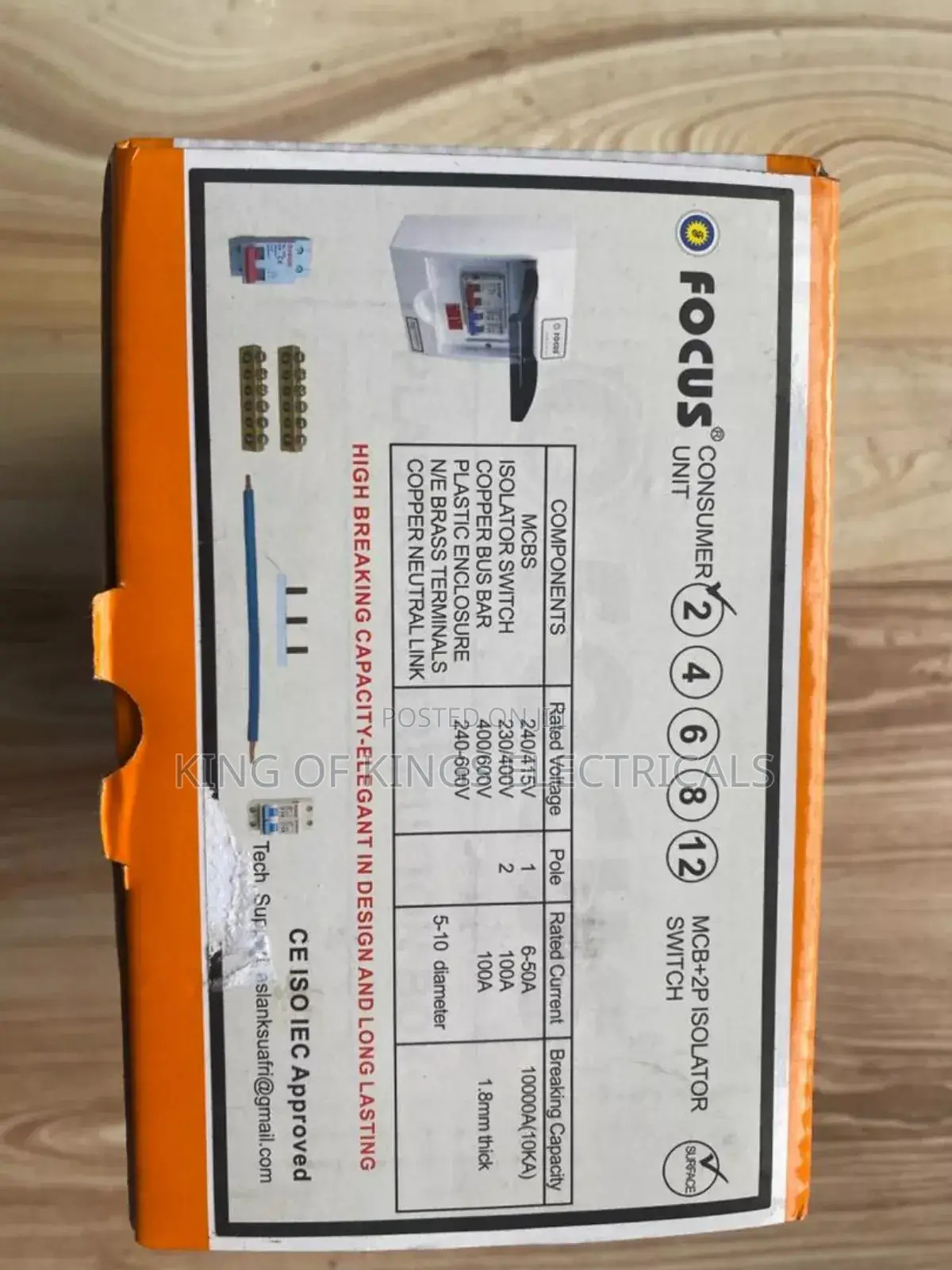 Focus Plastic Distribution Box – 2 Way (Ft002)