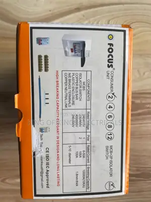 Focus Plastic Distribution Box – 2 Way (Ft002)