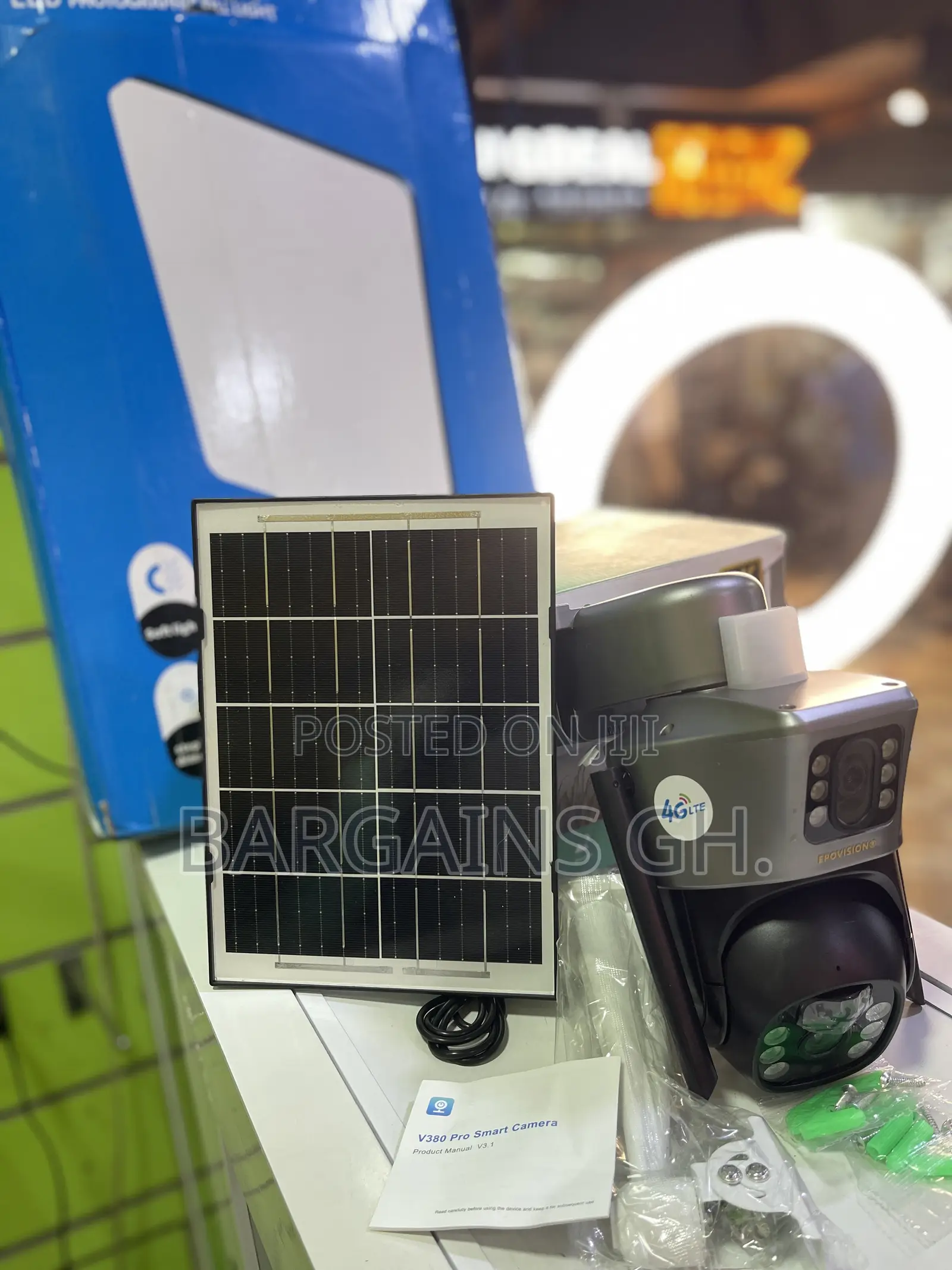Epovision Solar CCTV Camera With 4g Sim Slot
