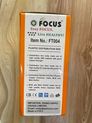 Focus Plastic Distribution Box – 4 Way (Ft004)