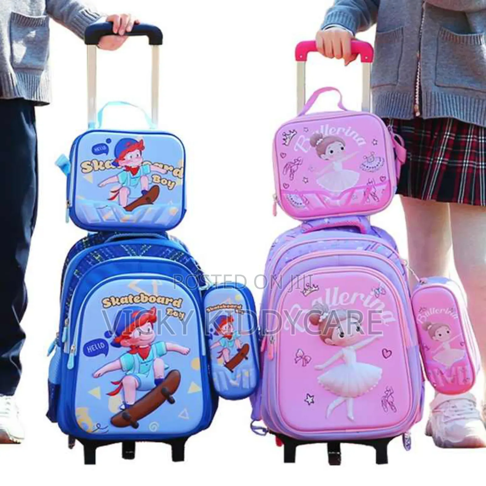 3 PCS School Bags for Kids
