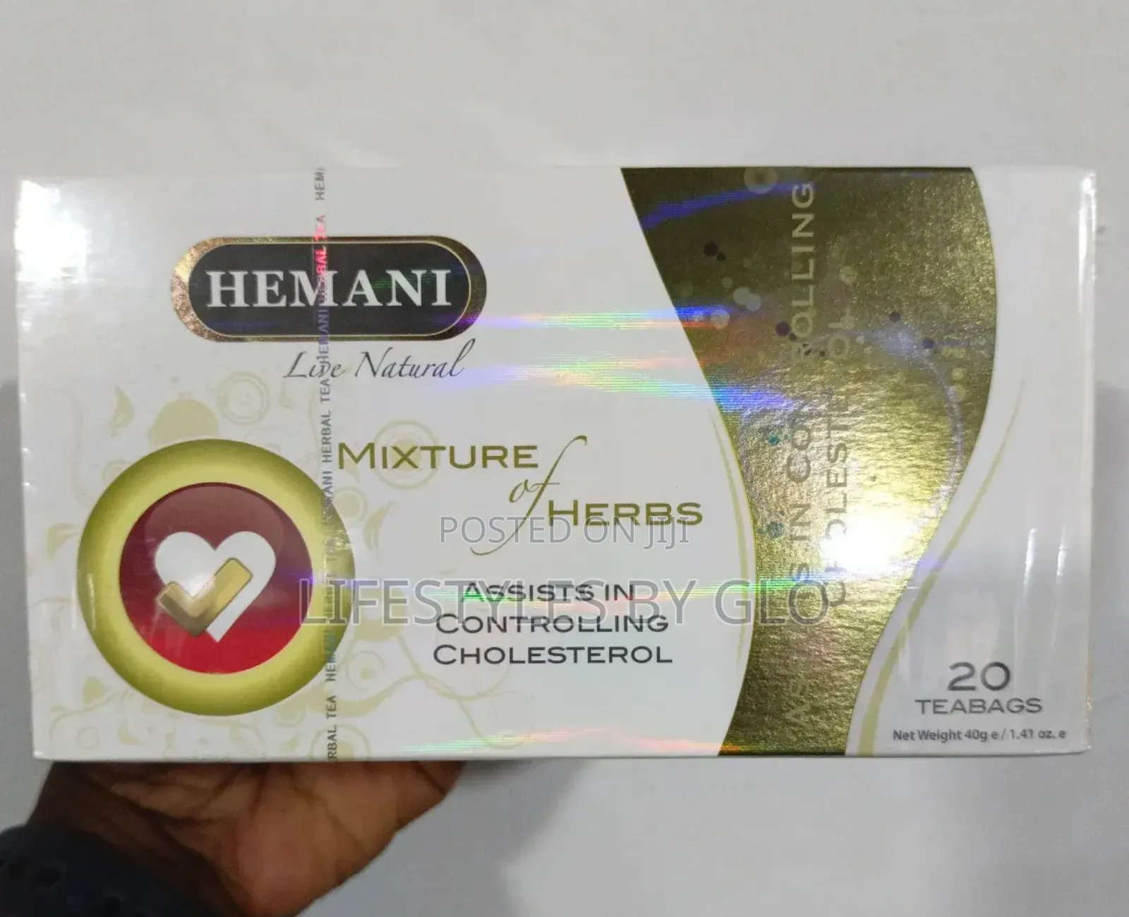 Hemani Cholesterol, Blood Pressure & Diabetics Tea