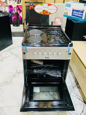 Sliver Color Gas Electric Cooker Oven 2-2 Stove 60-60