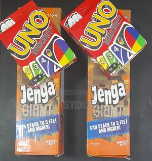 2 Jenga + 2 Uno Game