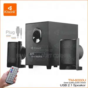 Kisonli Multimedia Bluetooth Subwoofer With Bass Remote