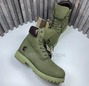 Timberland Boots Green/Black Available