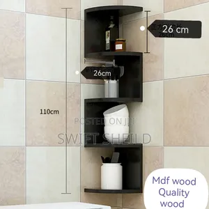5 Tier Strong Wooden Corner Shelves