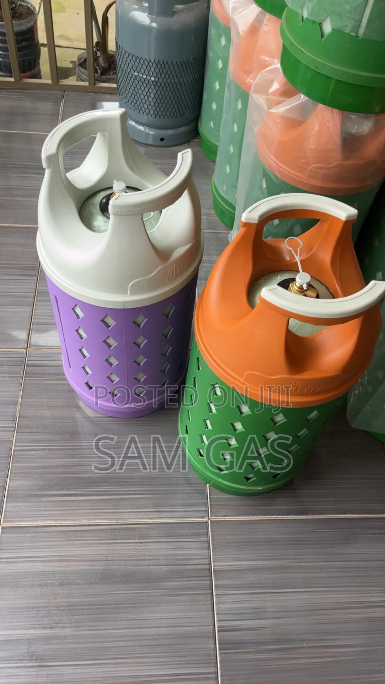 Colorful Fiber/Fibre Glass Cylinders ( 15kg )