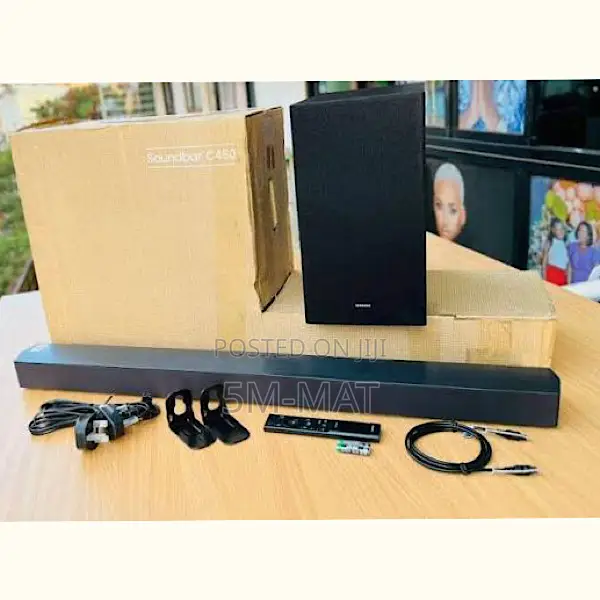 B-Series Soundbar Hw-B450f With Sub Woofer Black Samsung