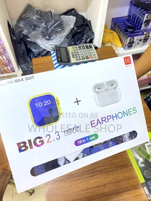 Smart Watch and Airpods Pack ( 10-in-1 Package)