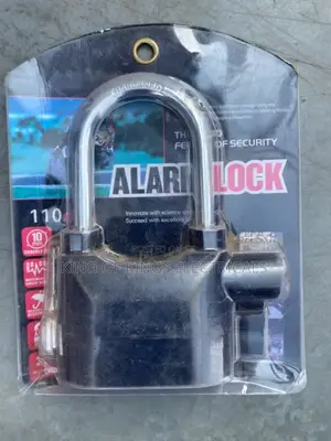 Heavy-Duty Alarm Padlock With Motion Shock Sensor–110db Security Lock