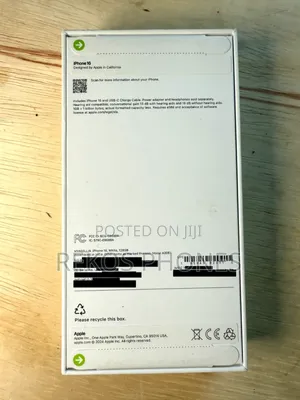 New Apple iPhone 16 256 GB White