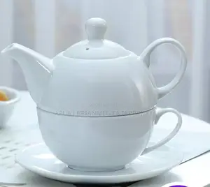 Stackable Teacup and Teapot