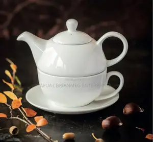 Stackable Teacup and Teapot