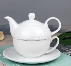 Stackable Teacup and Teapot