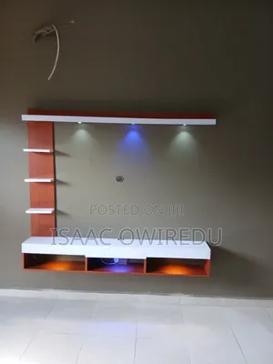 Television Wall Unit With Lighting System