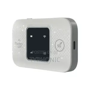 Wireless Mobile Router 5 G+ 300 MBPS Speed- All Networks. White