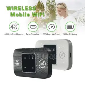 Wireless Mobile Router 5 G+ 300 MBPS Speed- All Networks. White