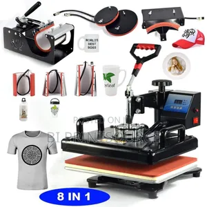 Multifunctional 8 in 1 Combo Heat Press Machine - Yinghe Brand