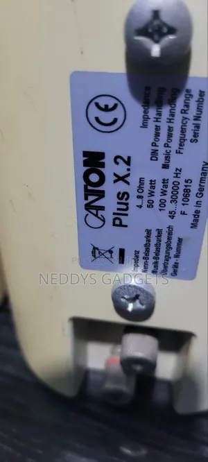 Canton Plus X.2 Speakers, Made in Germany