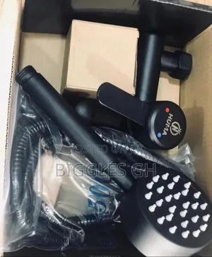 2 in 1 Telephone Shower - Black