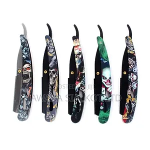 Barber Straight Shaving Razror Customize Handle Stainless Steel