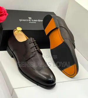 Pierre Cardin Coffee Lace Men’S Shoes