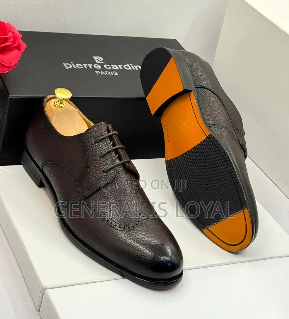 Pierre Cardin Coffee Lace Men’S Shoes