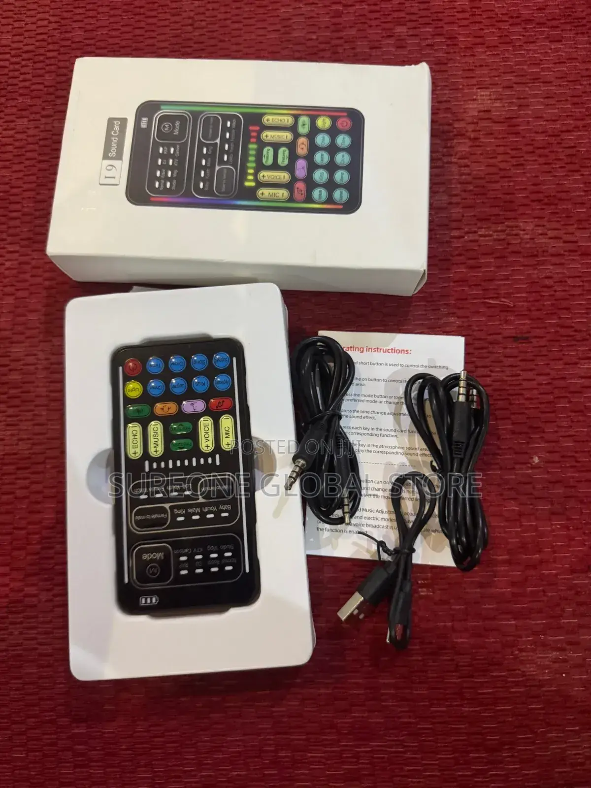 I9 Voice Changer Mini Multiple Audio Effect Bluetooth
