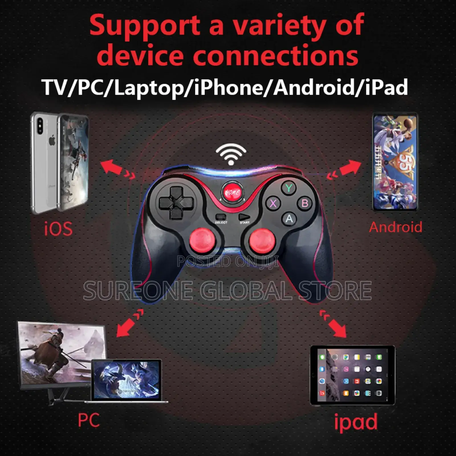 X3 Wireless Bluetooth Game Controller