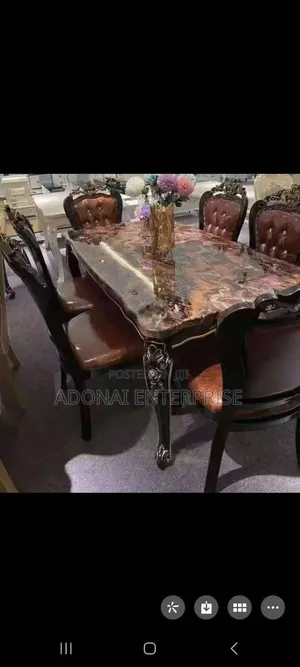 Executive Royal Dining Set 6 Chairs Hvg56rr