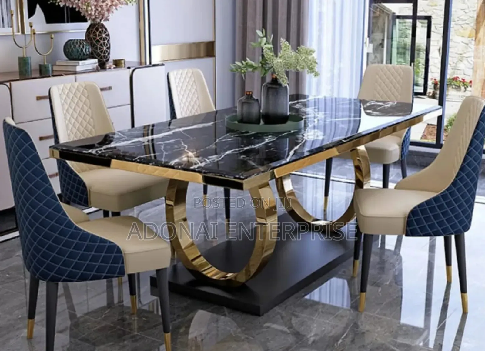 Royal Ring Dining Set 6chairs